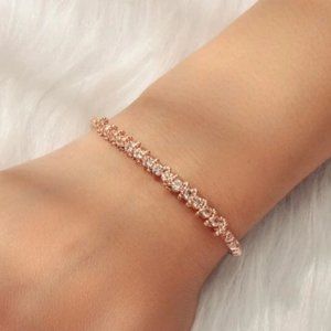 💫✨Gold Rhinestone Tennis Bracelet✨💫